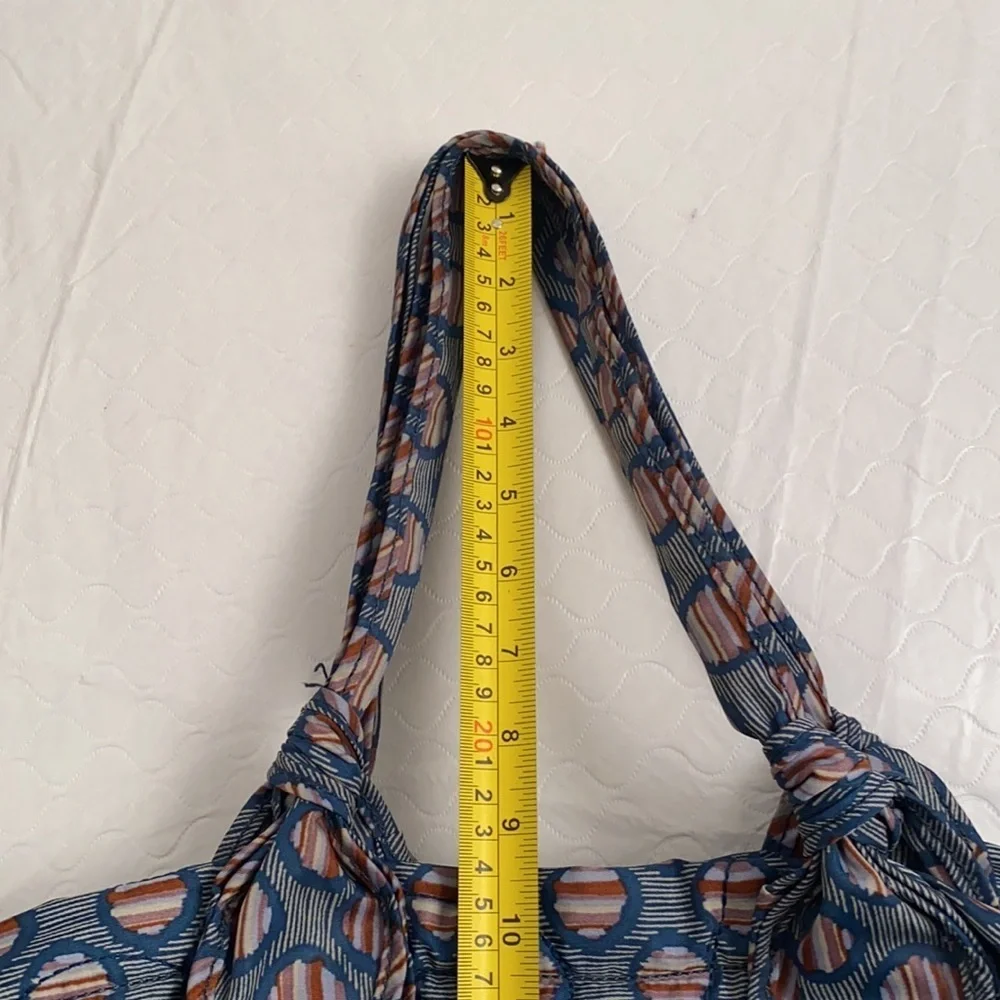 Marc by Marc Jacobs Eliza multicolor teal nylon baby bag